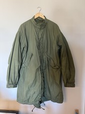 VINTAGE US ARMY M-1965 M65 FISHTAIL PARKA W LINER 1968 VIETNAM WAR MEDIUM