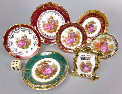 Vintage limoges plates plaques - vintage,