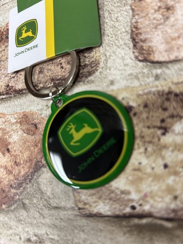 John deere logo keyring epoxy - keyring,,
