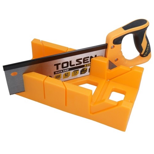 Mitre box with back - with, hand