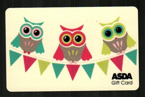 Asda colorful owls - uk, (