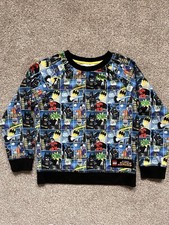 Batman lego  Jumper Top 5-6 6-7 Dc Comics Superheroes Joker