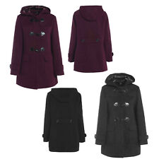 LADIES DUFFLE WOOL COAT WOMENS