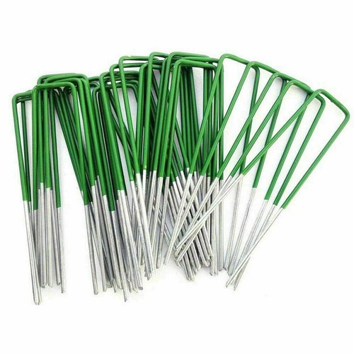 Artificial grass pegs half - artificial,