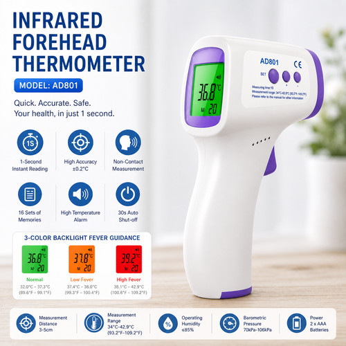 Laser infrared thermometer - laser,