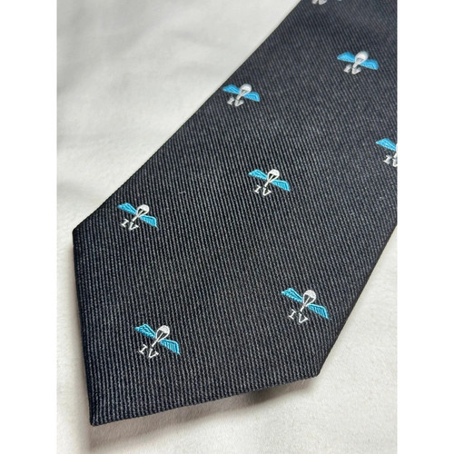 Lewin black emblem - tm, tie