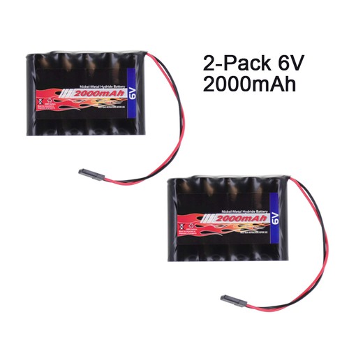 Pack 2000mah flat - 6v,