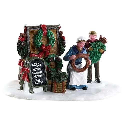 Lemax handmade wreaths - handmade,