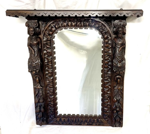 Antique large carved oak - antique,