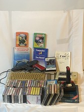 C64 Commodore 64 Computer With Games And Accessories Joblot Working