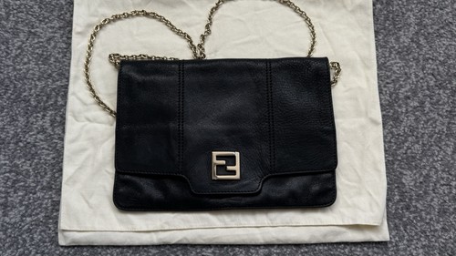 Fendi leather chain - leather, small