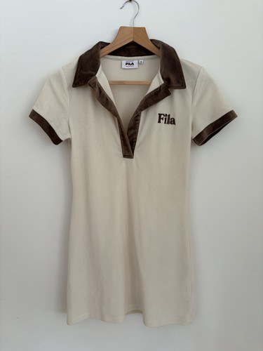 Fila retro velour 70s - velour, dress