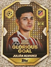 Julian Alvarez Chrome Award Card CA4 - Topps Match Attax 2025/26 25/26