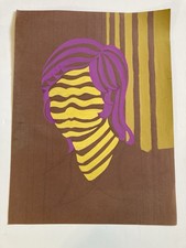 Vintage Painting Gouache On