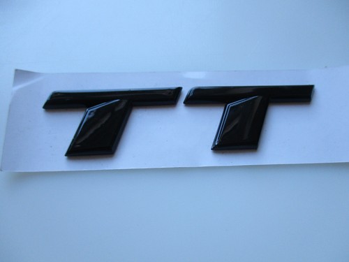 Audi badge black new - tt, black,