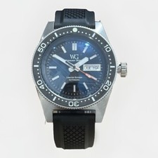 WG Horology Studio Custom Made Automatic Watch For Men Diver WR 20 ATM Day /date