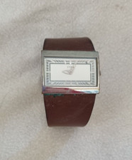 Vintage Brown Leather Strap Storm Watch - Envy