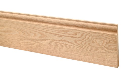 Solid oak skirting - oak,