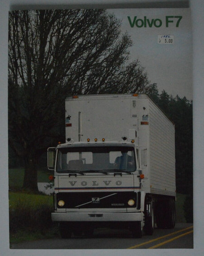 Volvo trucks 1982 dealer - f7,