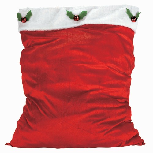 Velour santa sack - velour, bag