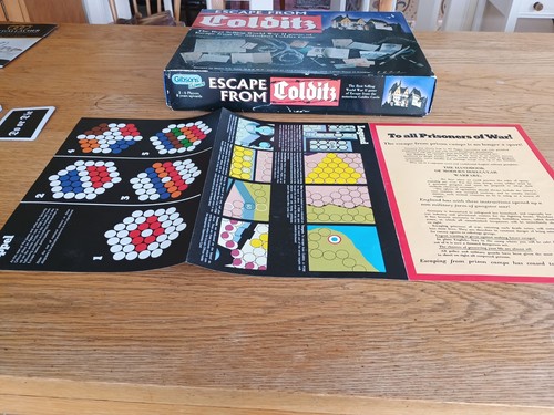 Escape from colditz board - board, game