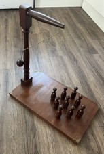 Vintage Wooden Table Top Bar