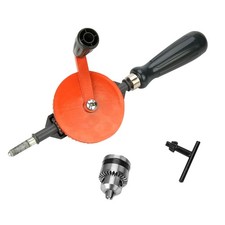 1/4 Inch 1/4 Portable Hand Crank Drill Mini Manual Drill With Double Pinions