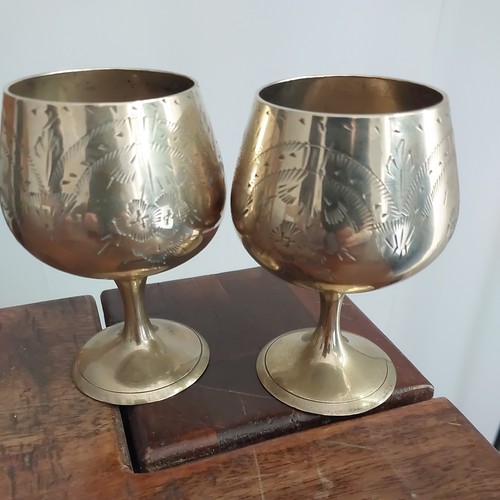 Vintage pair goblets - goblets, /