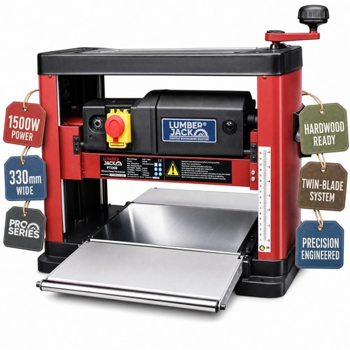 Planer thicknesser 1500w 330mm - thicknesser,