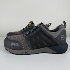 Timberland Radius Work Trainers Shoes Pro Flex Alloy Toe Grey Navy Size 6 UK