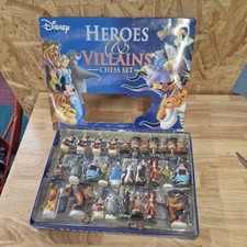 Disney Heroes And Villains Chess Set Boxed Complete