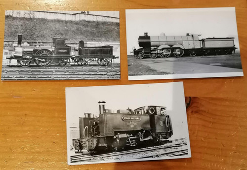 Railway steam postcards - 3,