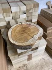 Yew Cookie Circular Log End Section Hardwood Sawmill Offcut