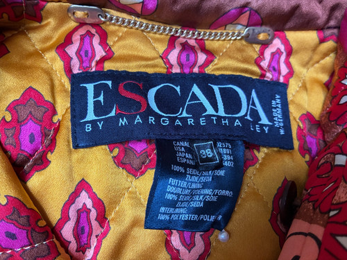 Escada bomber jacket quilted - jacket,
