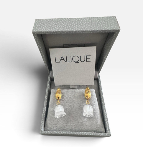 Lalique crystal muguet lever - muguet;,