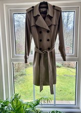 Hobbs Beige Trench Coat / Size