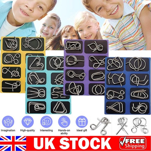 Metal brain teaser puzzles - teaser,