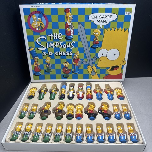 The simpsons chess set - chess,