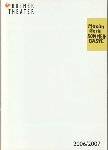 Programme booklet maxim gorki - maxim,