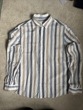 Men’s Large Linen Blend Long