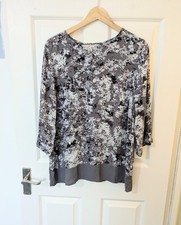 Joules Grey And White Floral