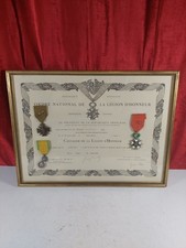 Antique French WW1 Medal Group And Certification For The Legion Of Honour