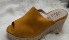 FAUX SUEDE Mustard Yellow