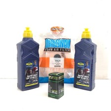 KTM MOTORCROSS OFF ROAD 4+ SERVICE KIT OIL FILTER AIR FILTER SYNTHETIC OIL