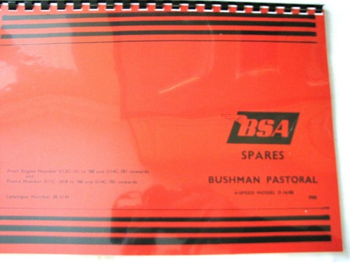 Bsa bantam bushman - bsa,