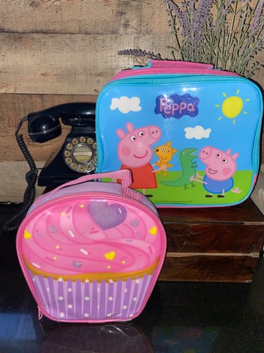 Peppa pig cupcake lunch bag - cupcake,