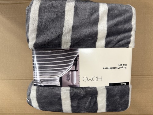 Habitat striped printed fleece - striped,