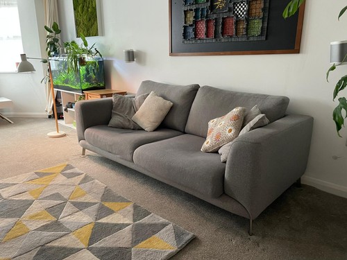 Boconcept grey fargo sofa - sofa, |
