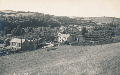 Knowle postcard braunton by - rp,