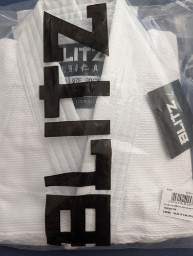 Blitz 90cm white judo ploy - blitz,